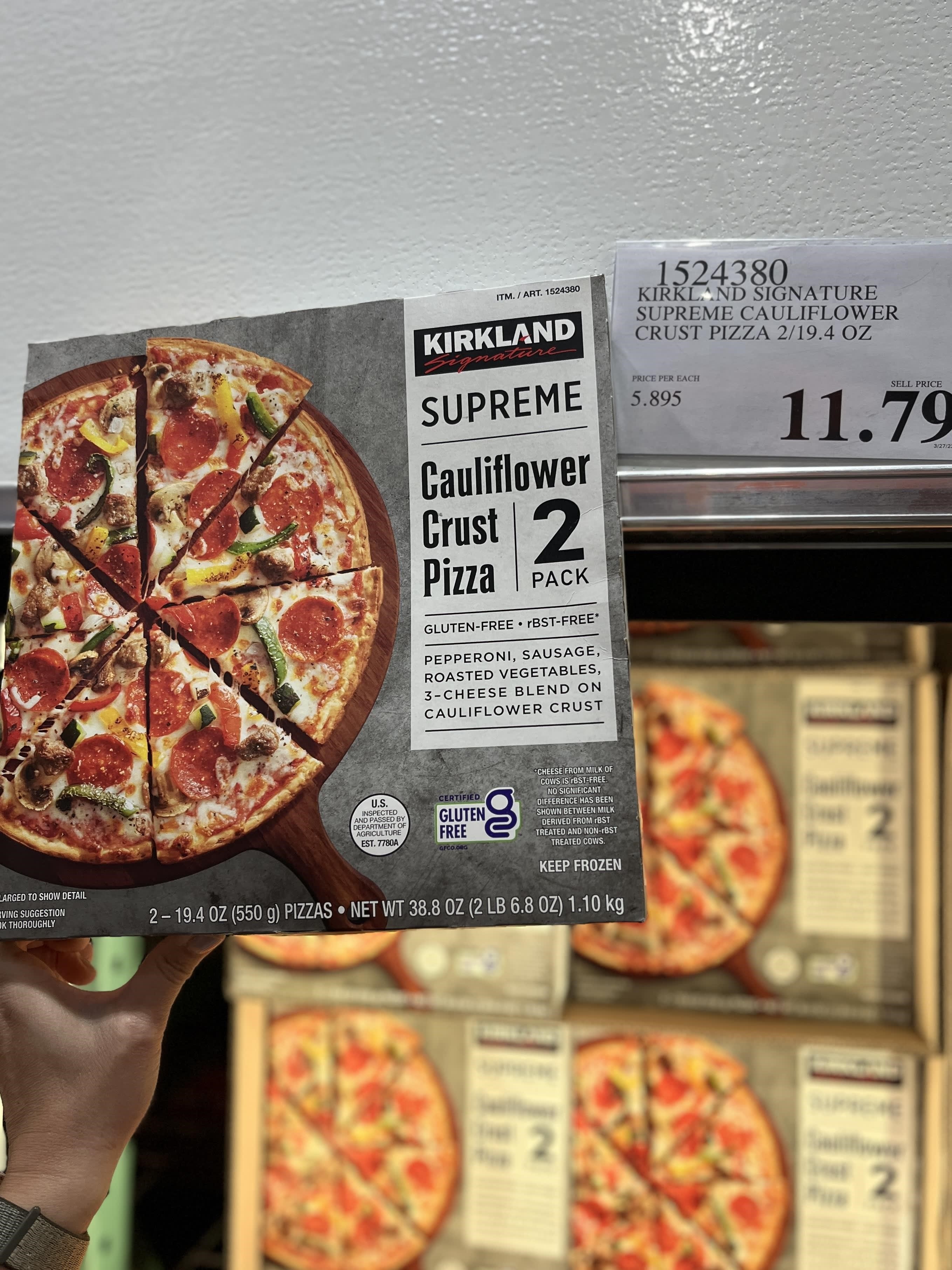 costco cauliflower pizza instructions