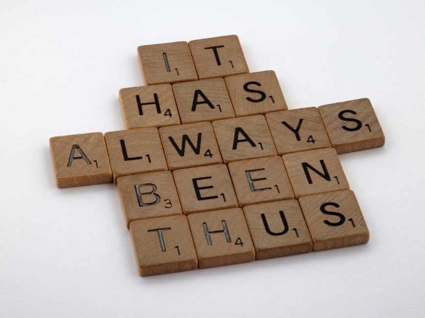 manual reader crossword